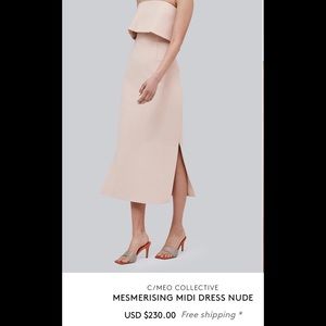 Stunning C/Meo collective dress